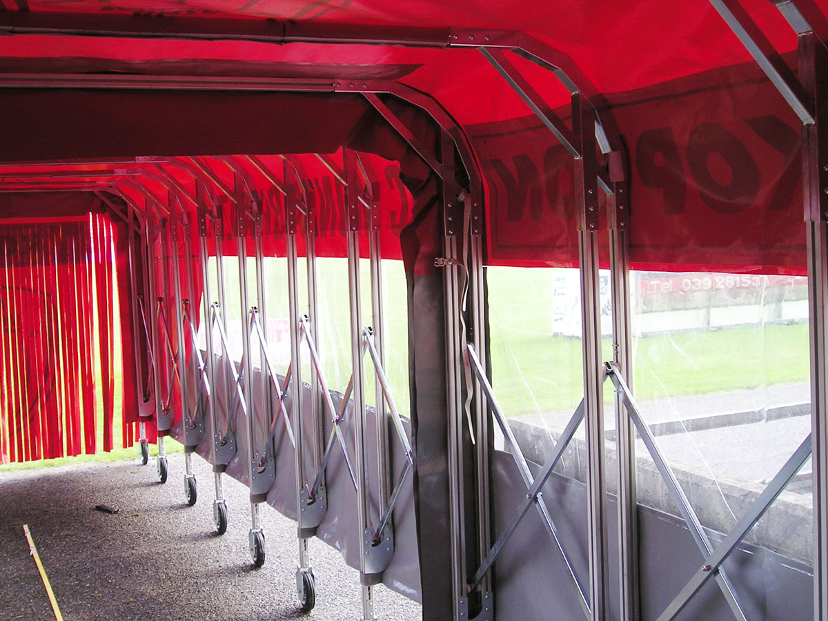 M&M ARCHITETTURA tunnel ingresso giocatori MONZA