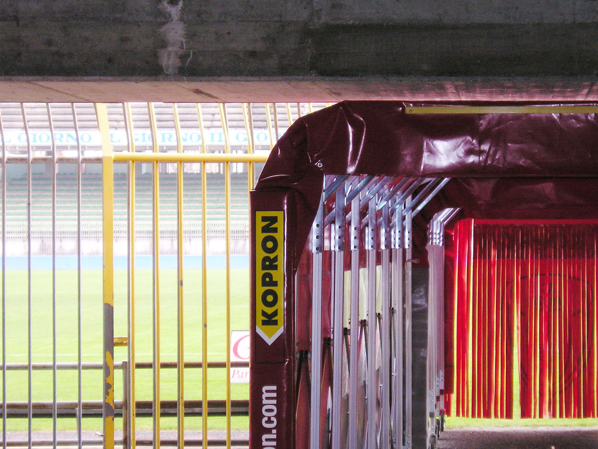 M&M ARCHITETTURA tunnel ingresso giocatori MONZA
