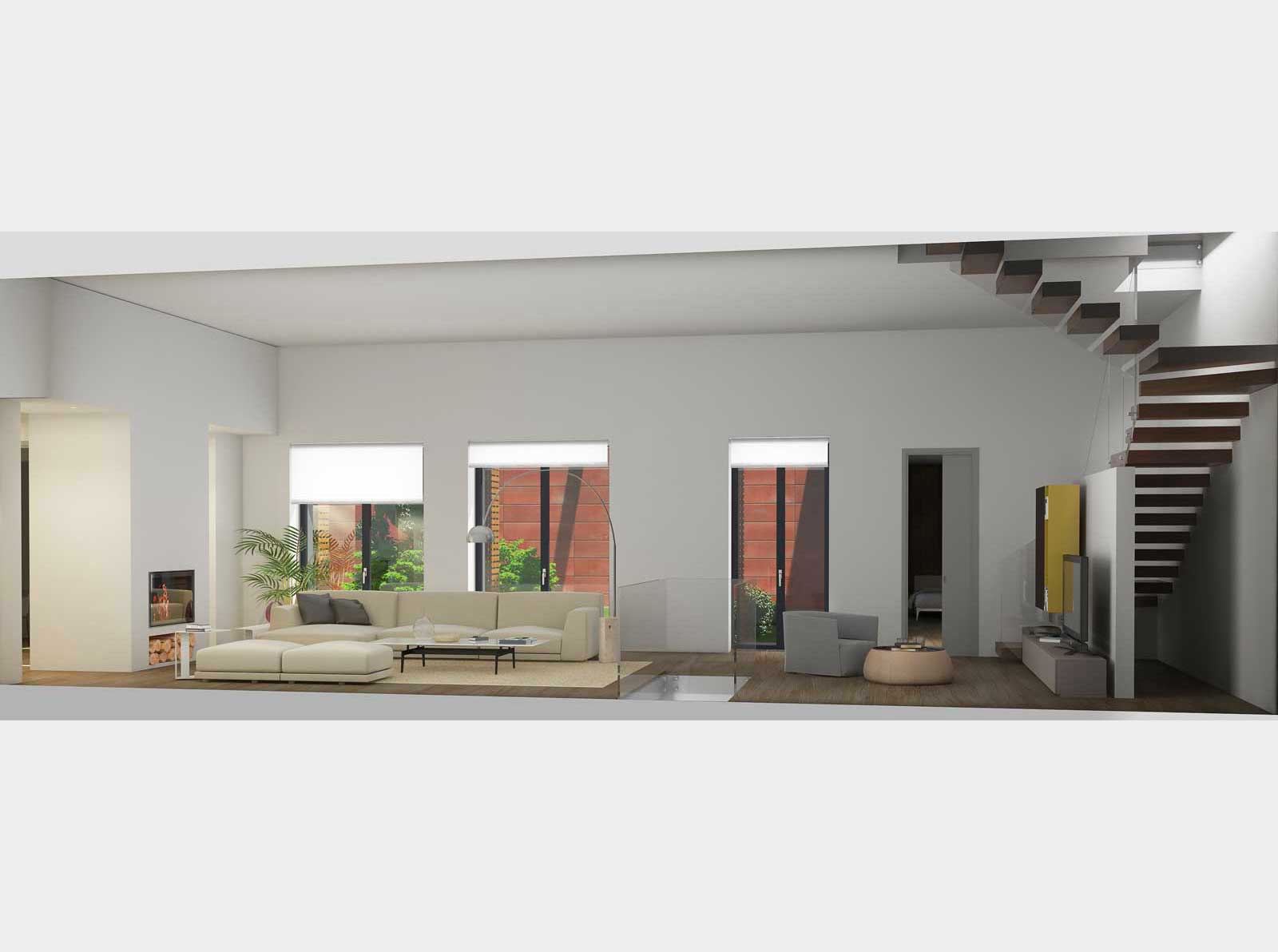 M&M ARCHITETTURA officina 32 soggiorno